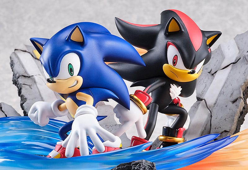 PREORDINE ESAURITO  Sonic the Hedgehog Statue Super Situation Figure Sonic Adventure 2 21 cm