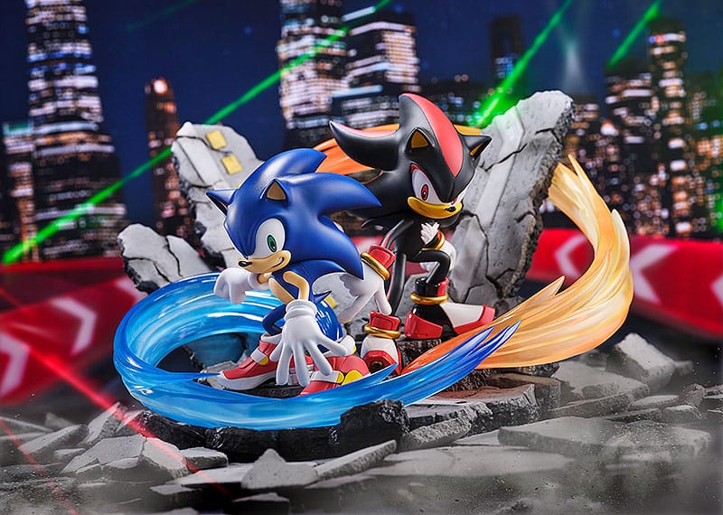 PREORDINE ESAURITO  Sonic the Hedgehog Statue Super Situation Figure Sonic Adventure 2 21 cm