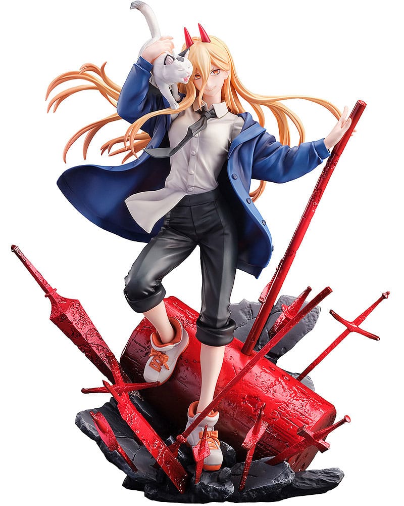 SU ORDINAZIONE Chainsaw Man Statue 1/7 Power & Meowy 28 cm *PREZZO SPECIALE* ESAURITO