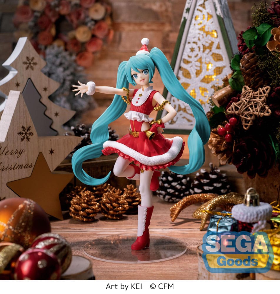 PREORDINE ESAURITO Hatsune Miku Luminasta PVC Statue Hatsune Miku Christmas 2023 20 cm (H)