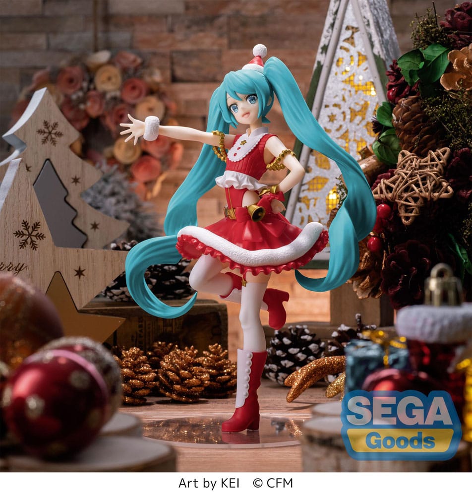 PREORDINE ESAURITO Hatsune Miku Luminasta PVC Statue Hatsune Miku Christmas 2023 20 cm (H)