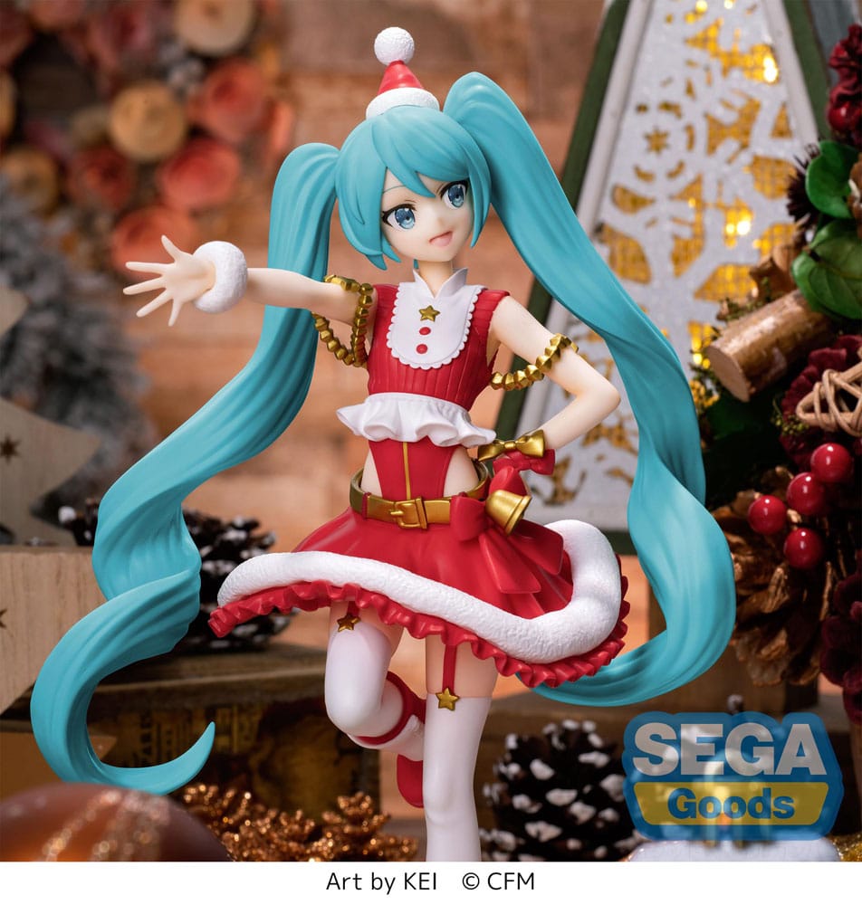 PREORDINE ESAURITO Hatsune Miku Luminasta PVC Statue Hatsune Miku Christmas 2023 20 cm (H)