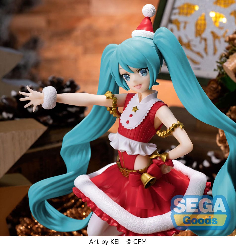 PREORDINE ESAURITO Hatsune Miku Luminasta PVC Statue Hatsune Miku Christmas 2023 20 cm (H)