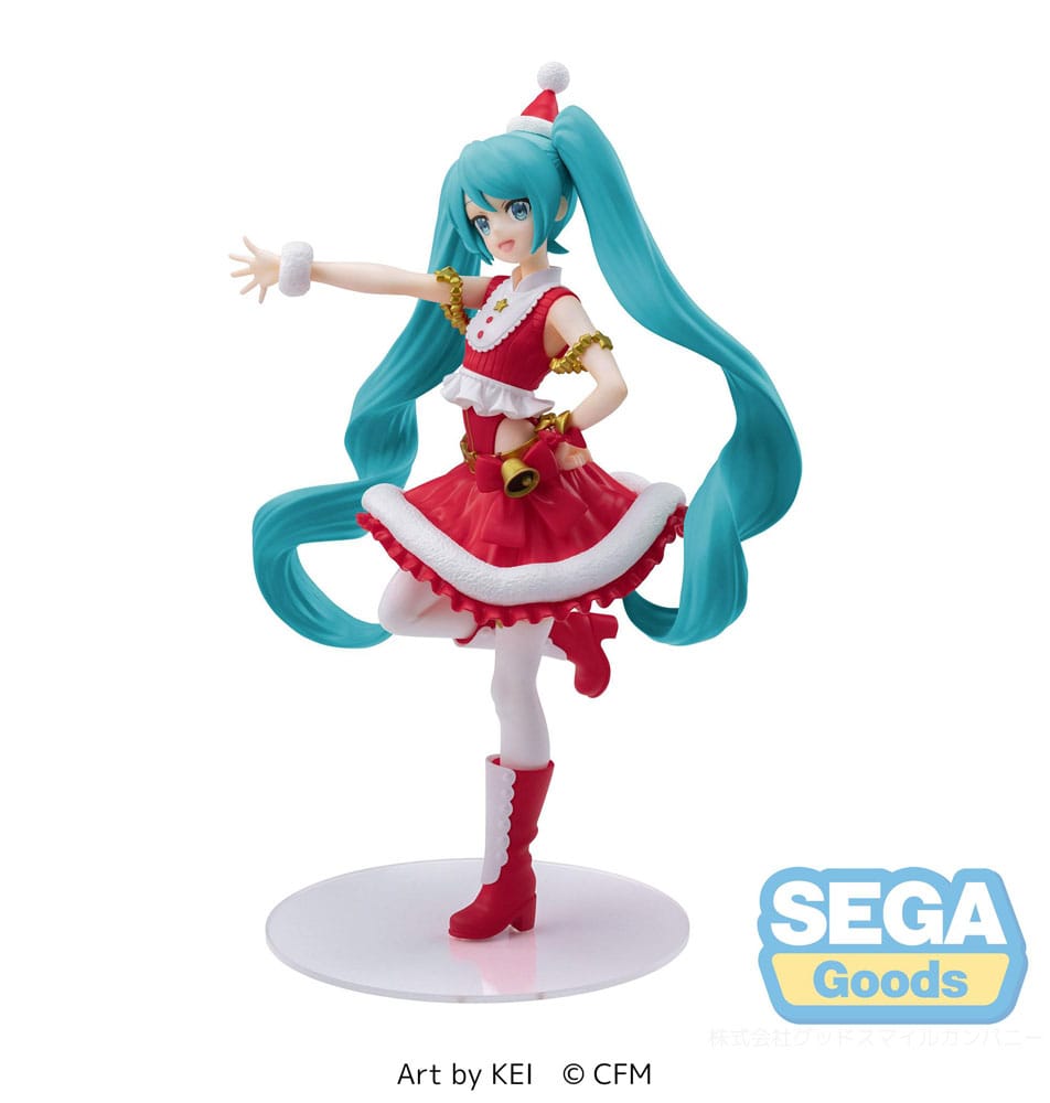 PREORDINE ESAURITO Hatsune Miku Luminasta PVC Statue Hatsune Miku Christmas 2023 20 cm (H)