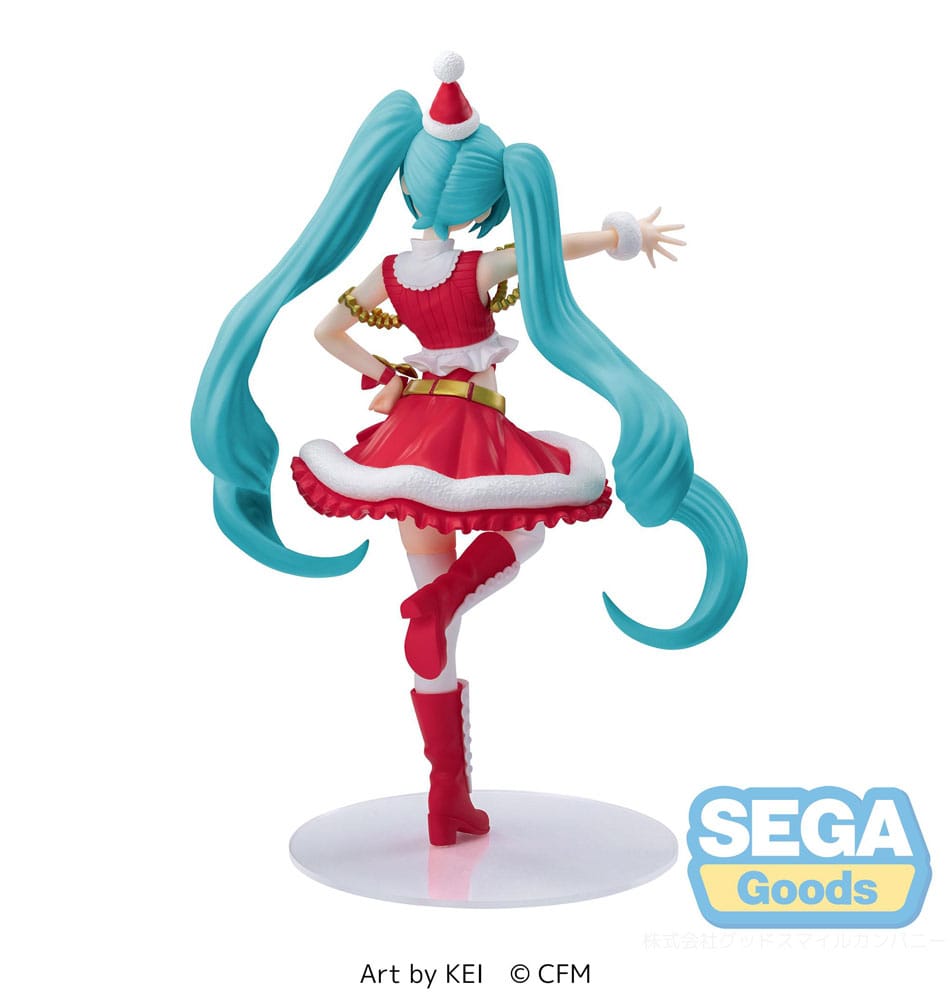 PREORDINE ESAURITO Hatsune Miku Luminasta PVC Statue Hatsune Miku Christmas 2023 20 cm (H)