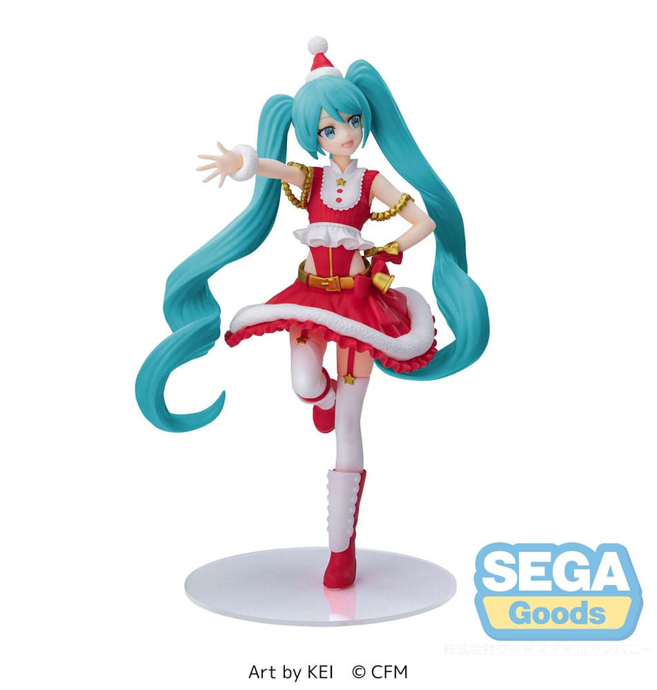 PREORDINE ESAURITO Hatsune Miku Luminasta PVC Statue Hatsune Miku Christmas 2023 20 cm (H)