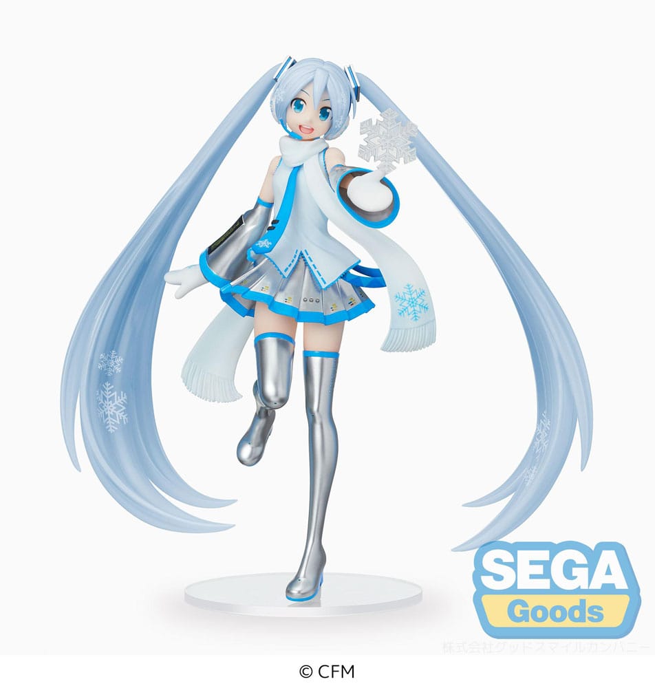 IN STOCK Hatsune Miku Luminasta PVC Statue Snow Miku Sky Town Ver. 22 cm