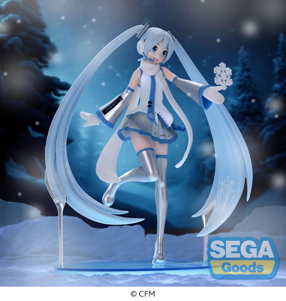 IN STOCK Hatsune Miku Luminasta PVC Statue Snow Miku Sky Town Ver. 22 cm
