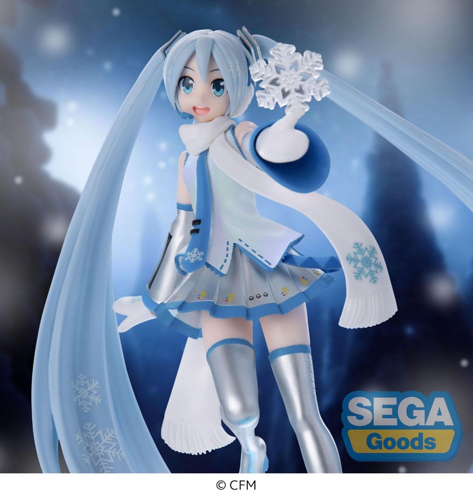 IN STOCK Hatsune Miku Luminasta PVC Statue Snow Miku Sky Town Ver. 22 cm