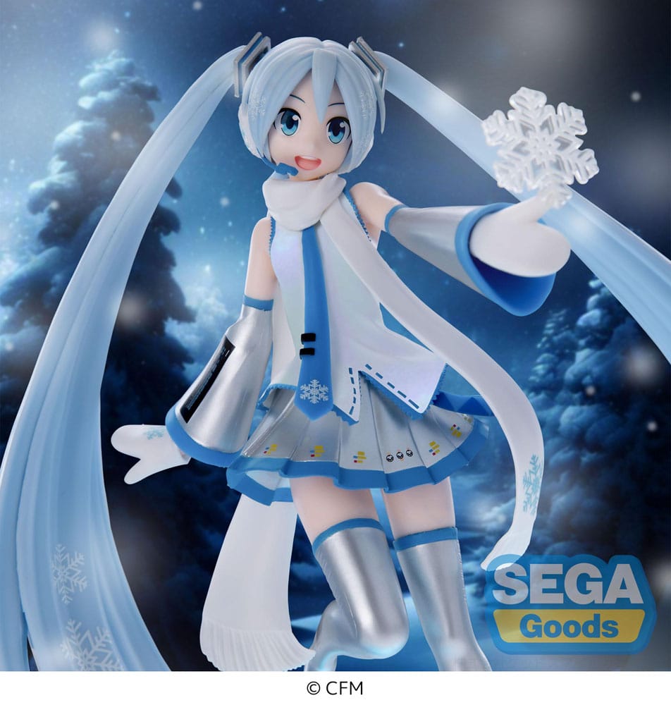 IN STOCK Hatsune Miku Luminasta PVC Statue Snow Miku Sky Town Ver. 22 cm