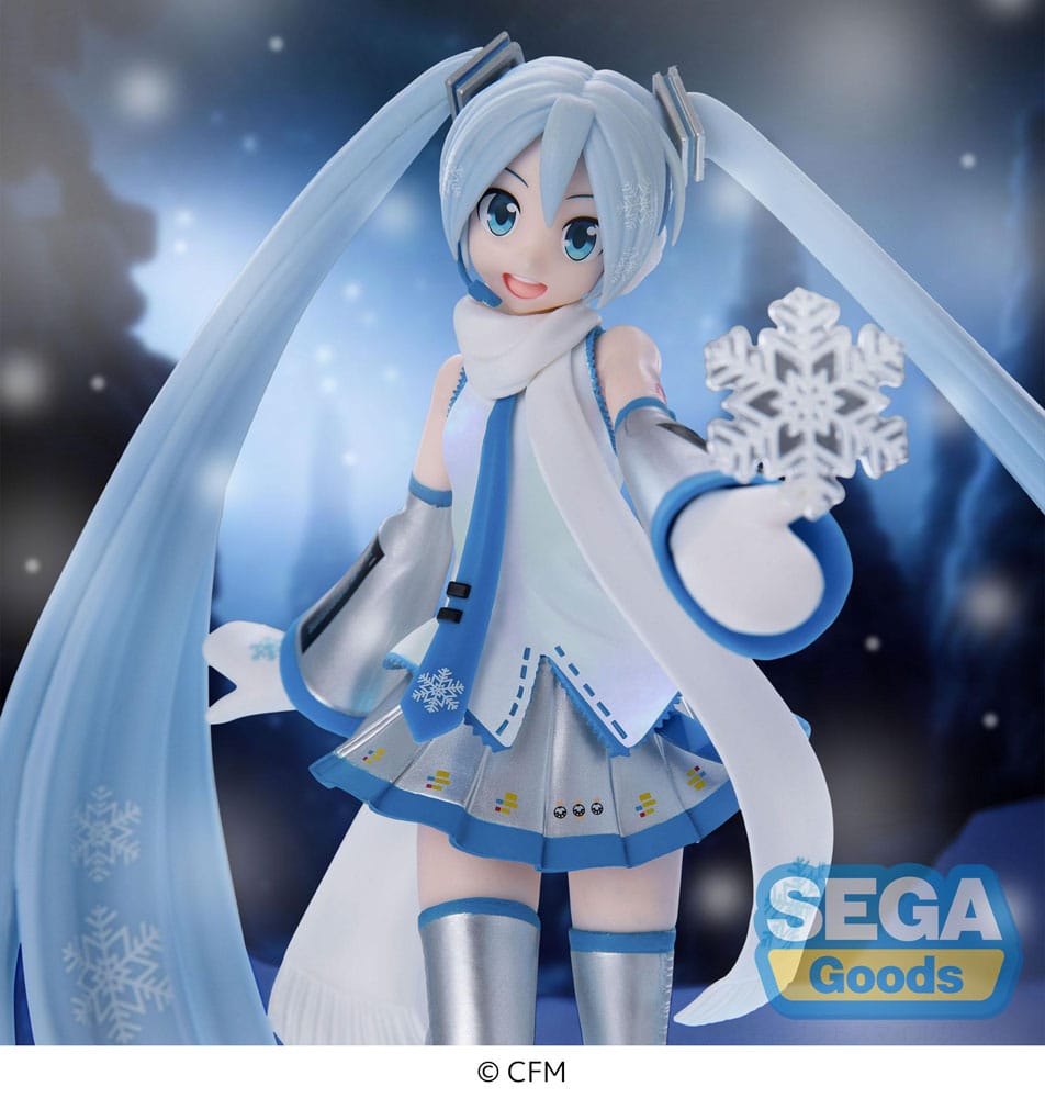IN STOCK Hatsune Miku Luminasta PVC Statue Snow Miku Sky Town Ver. 22 cm