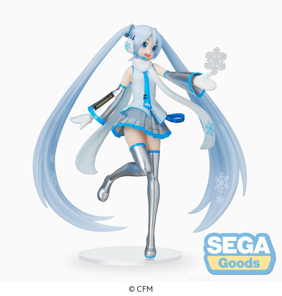 IN STOCK Hatsune Miku Luminasta PVC Statue Snow Miku Sky Town Ver. 22 cm