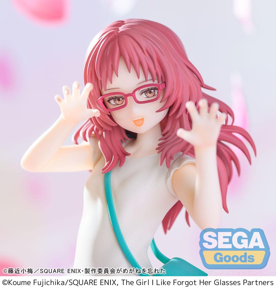PREORDINE ESAURITO  The Girl I Like Forgot Her Glasses Luminasta PVC Statue Ai Mie Plain Clothes Ver. 18 cm