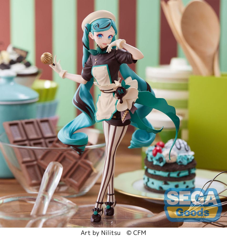 PREORDINE ESAURITO Hatsune Miku Series Luminasta PVC Statue Hatsune Miku - Bitter Patissier (re-run) 21 cm