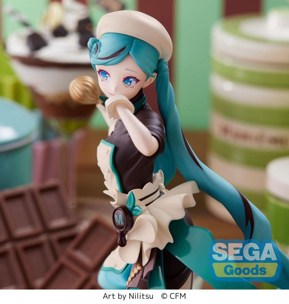 PREORDINE ESAURITO Hatsune Miku Series Luminasta PVC Statue Hatsune Miku - Bitter Patissier (re-run) 21 cm