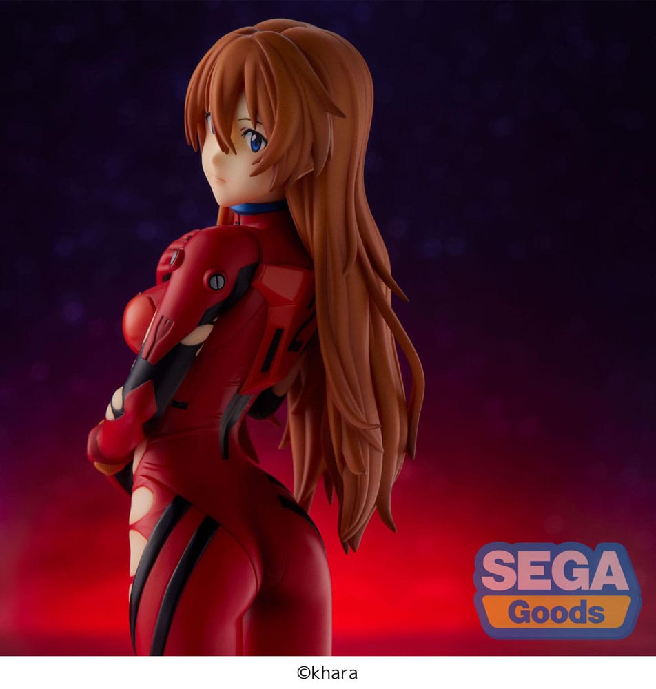 PREORDINE ESAURITO  EVANGELION: 3.0+1.0 Thrice Upon a Time SPM PVC Statue Asuka Langley On The Beach (re-run) 21 cm
