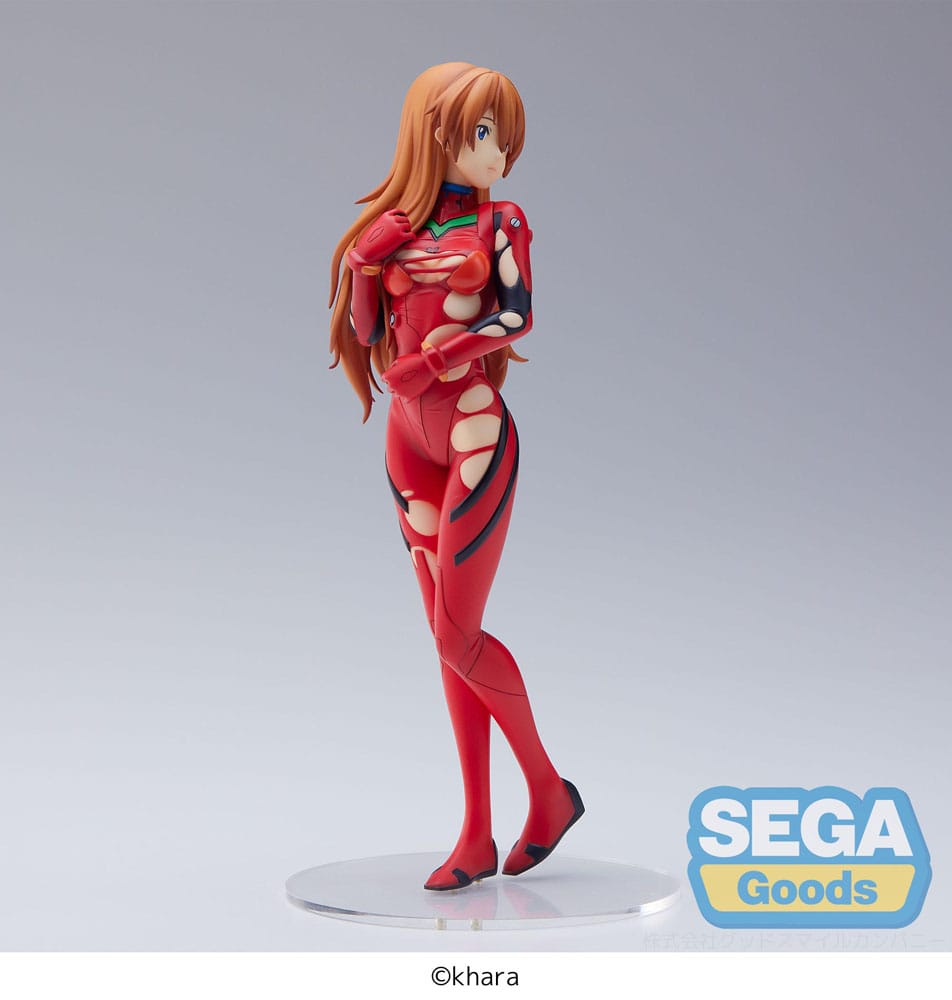 PREORDINE ESAURITO  EVANGELION: 3.0+1.0 Thrice Upon a Time SPM PVC Statue Asuka Langley On The Beach (re-run) 21 cm