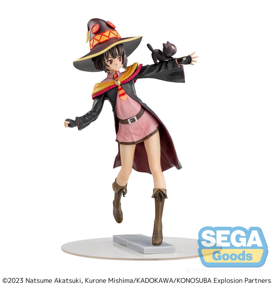 IN STOCK Konosuba - An Explosion on This Wonderful World! Series Luminasta PVC Statue Megumin with Chomusuke 22 cm