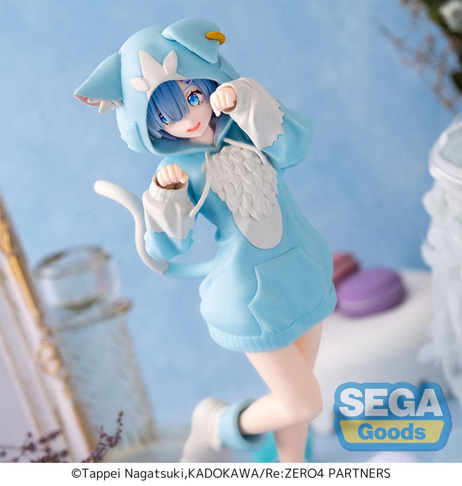 PREORDINE+ 08/2026 Re:Zero Starting Life in Another World XStellar PVC Statue Rem Mofumofu Pack 22 cm