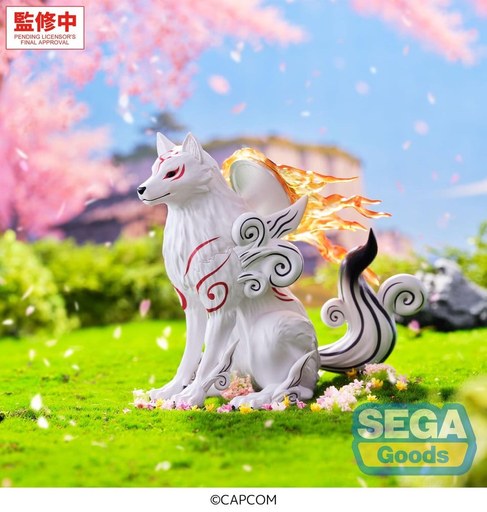 PREORDINE+ 06/2027 Okami High Premium Figure PVC Figure Amaterasu 14 cm