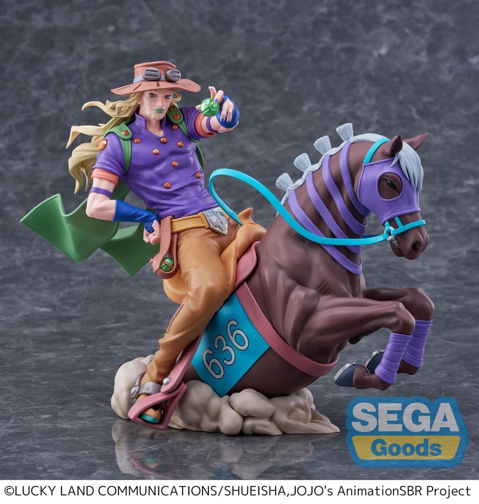 PREORDINE+ 01/2027 JoJo's Bizarre Adventure: Steel Ball Run XrossLinkMAX PVC Figure Gyro Zeppeli 18 cm