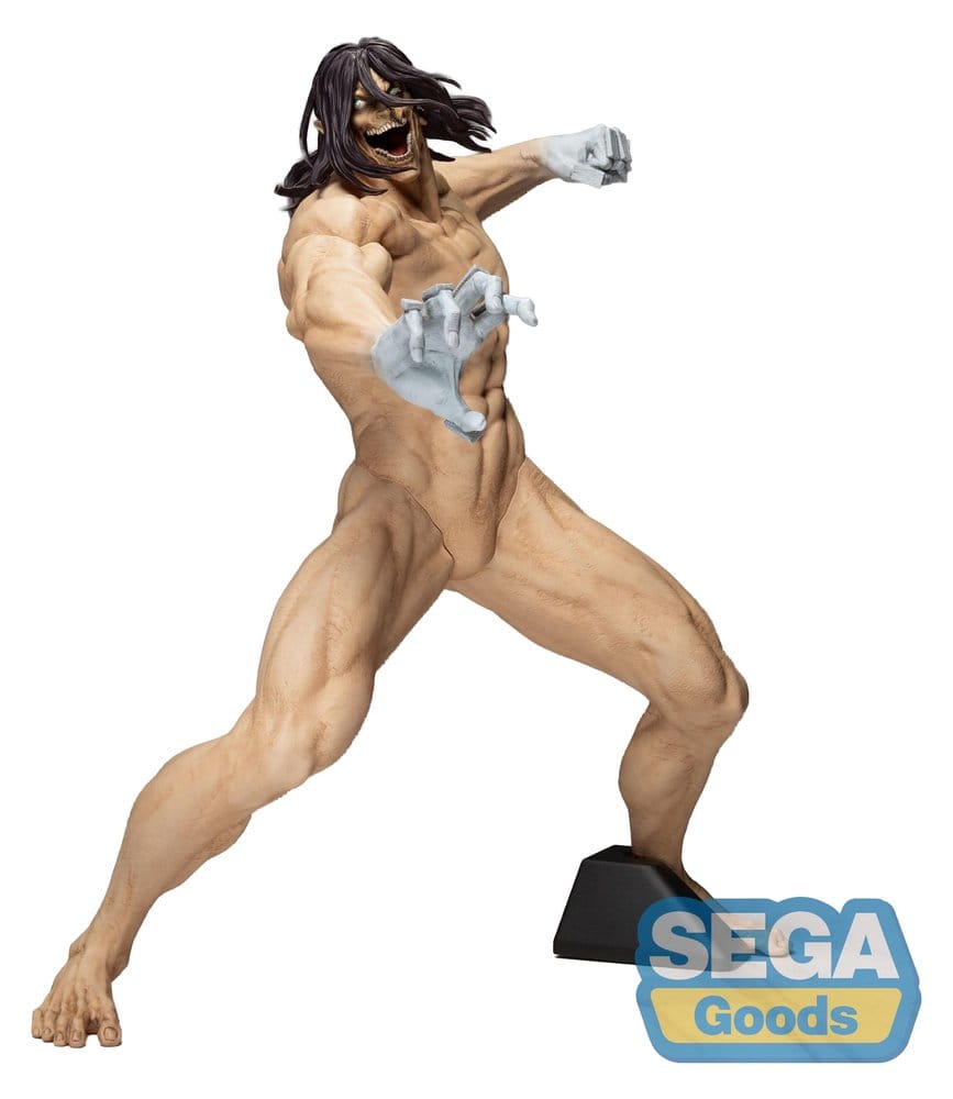 PREORDINE+ 02/2027 Attack on Titan GigantiX PVC Figure Eren Yeager Attack Titan Ver. 25 cm