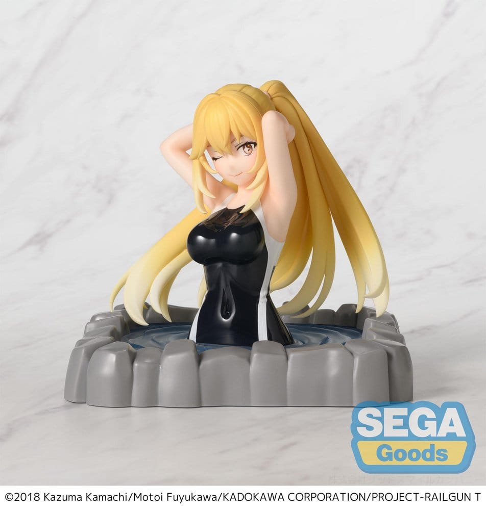 PREORDINE+ 10/2026 A Certain Scientific Railgun T Thermae Utopia PVC Statue Misaki Shokuhou 14 cm