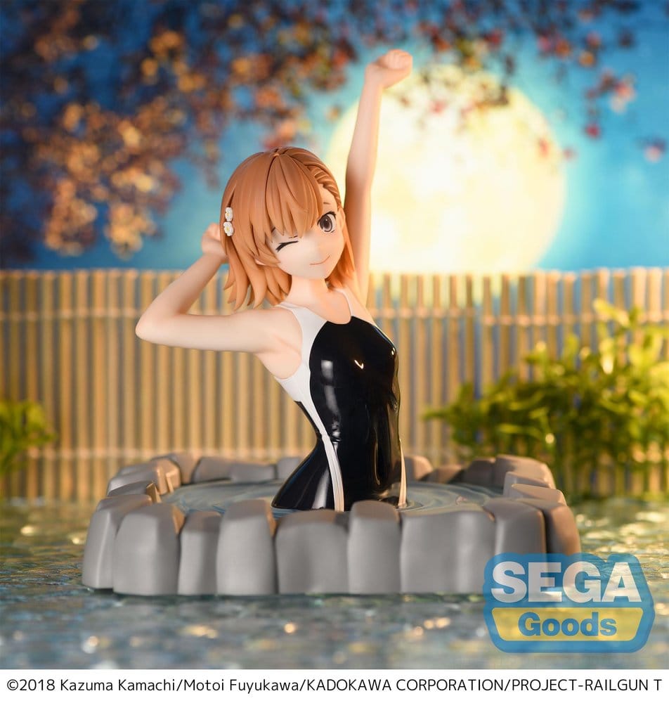 PREORDINE+ 10/2026 A Certain Scientific Railgun T Thermae Utopia PVC Statue Mikoto Misaka 14 cm