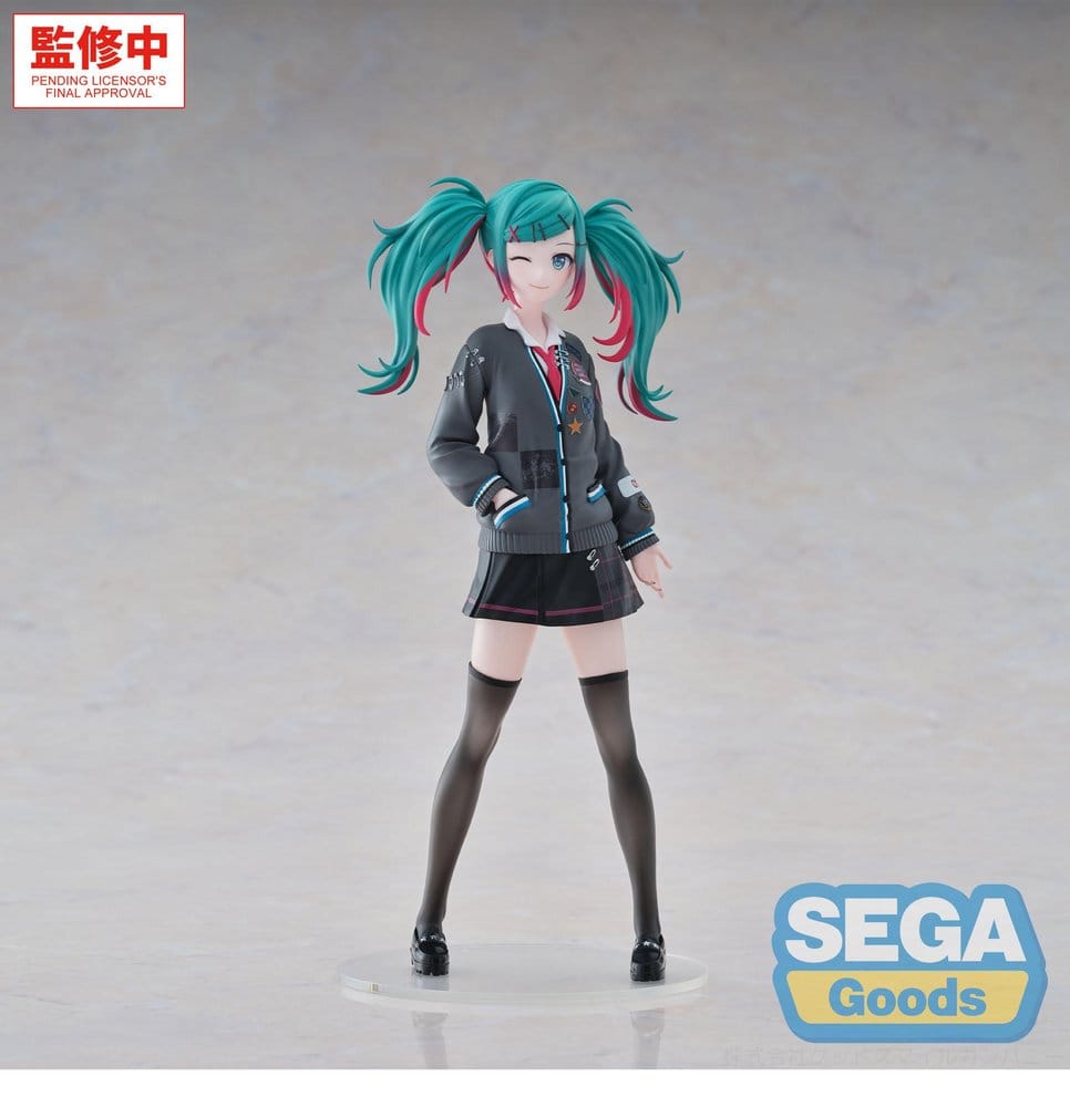 PREORDINE+ 05/2027 Hatsune Miku: Colorful Stage! XStellar PVC Figure School SEKAI ~Brand New World~ 19 cm