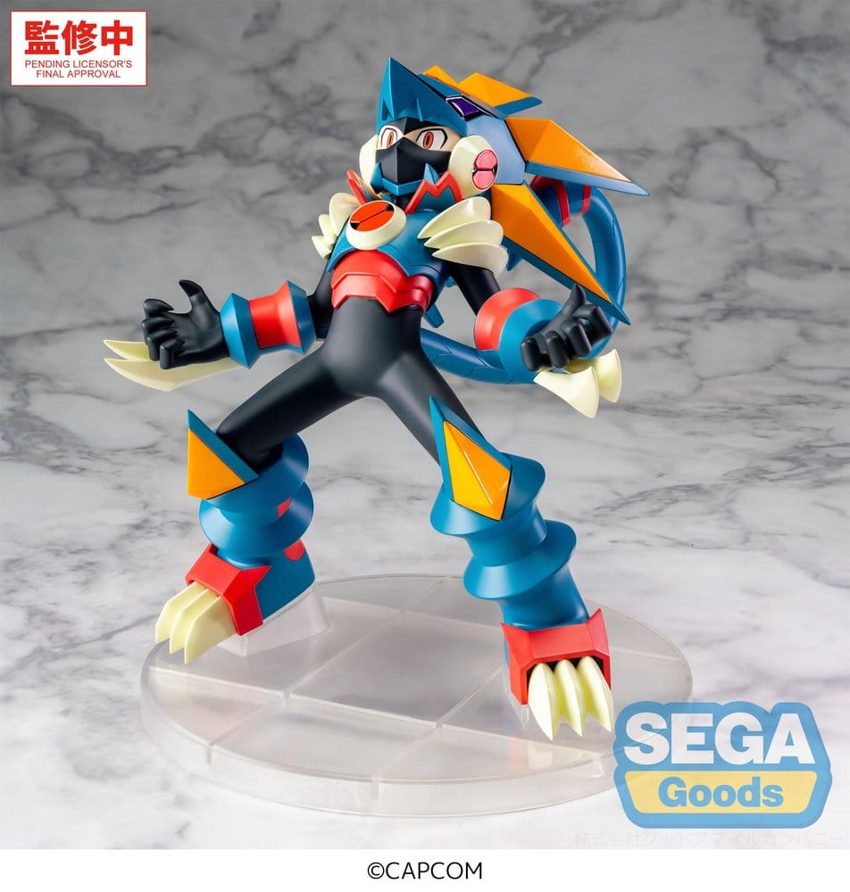PREORDINE+ 02/2027 Mega Man Battle Network Luminasta PVC Figure Mega Man Gregar Beast 17 cm