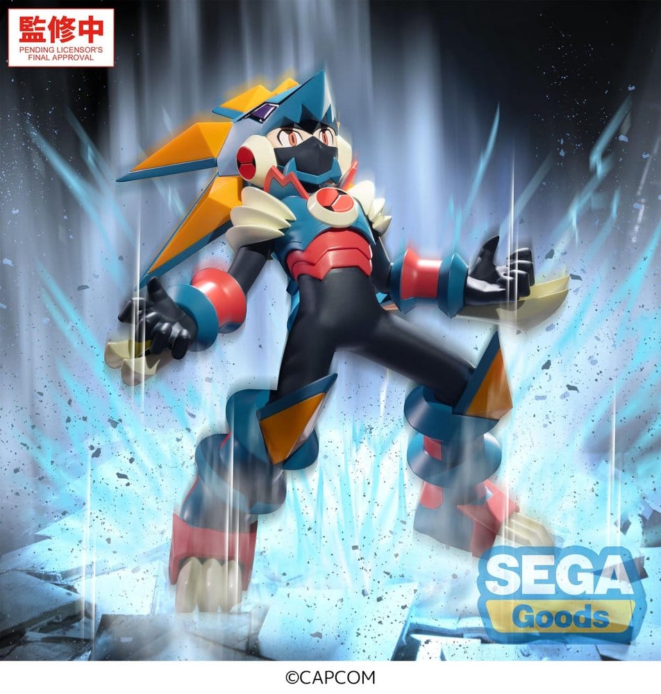 PREORDINE+ 02/2027 Mega Man Battle Network Luminasta PVC Figure Mega Man Gregar Beast 17 cm