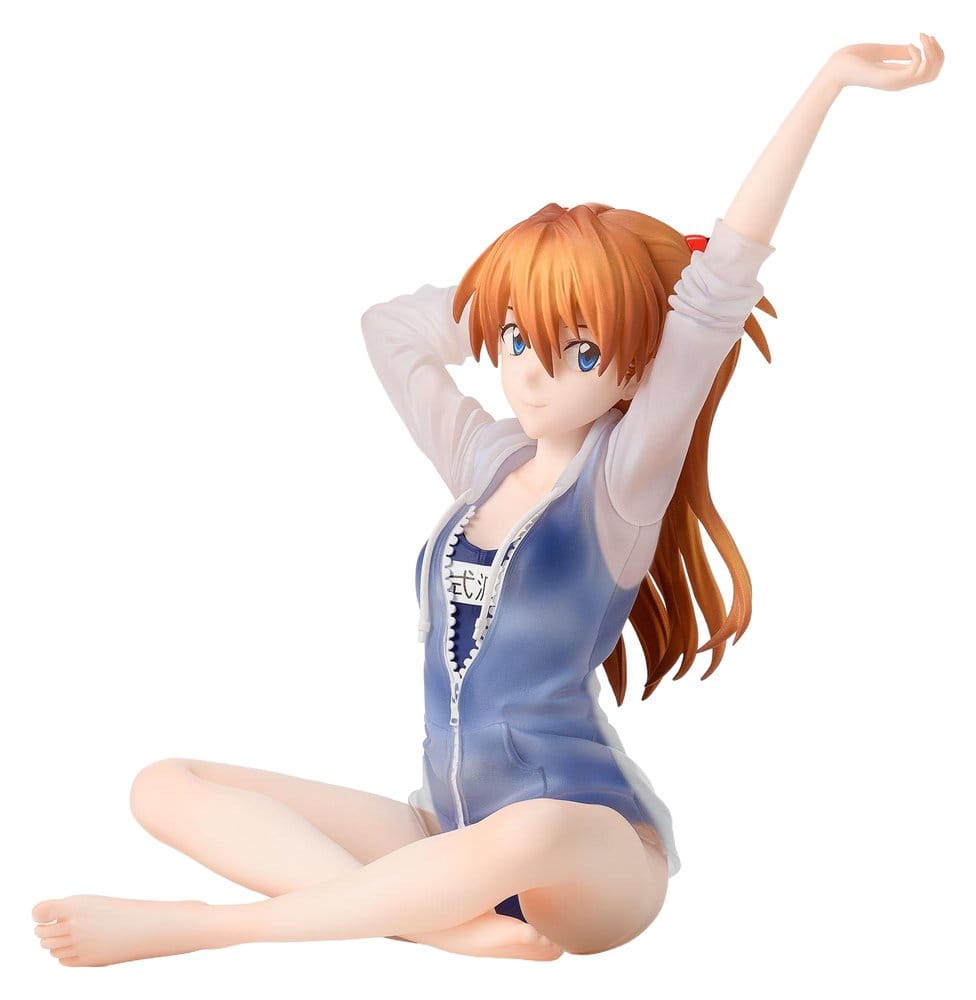 PREORDINE+ 01/2027 Rebuild of Evangelion Yumemirize PVC Figure Asuka Shikinami Langley School Swimsuit Ver. 16 cm