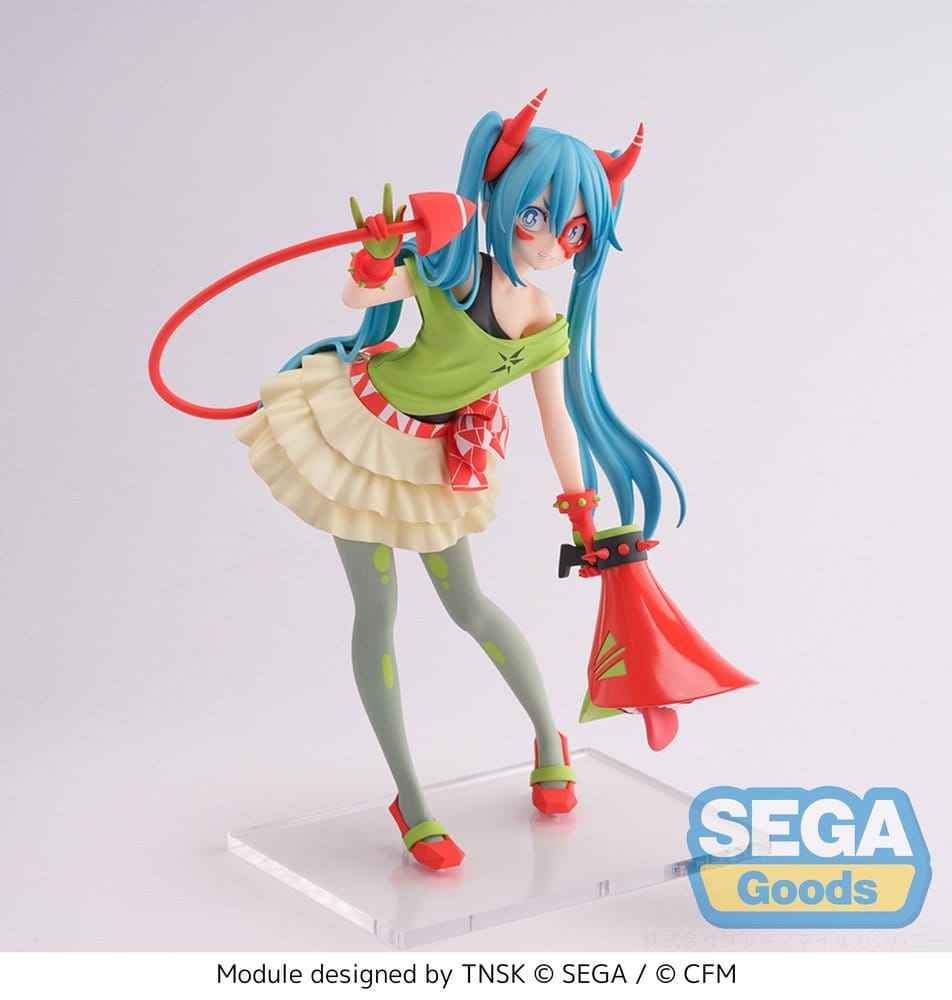 PREORDINE+ 04/2027 Hatsune Miku Project DIVA X FIGURIZMa PVC Figure Hatsune Miku DE:MONSTAR T.R. 22 cm