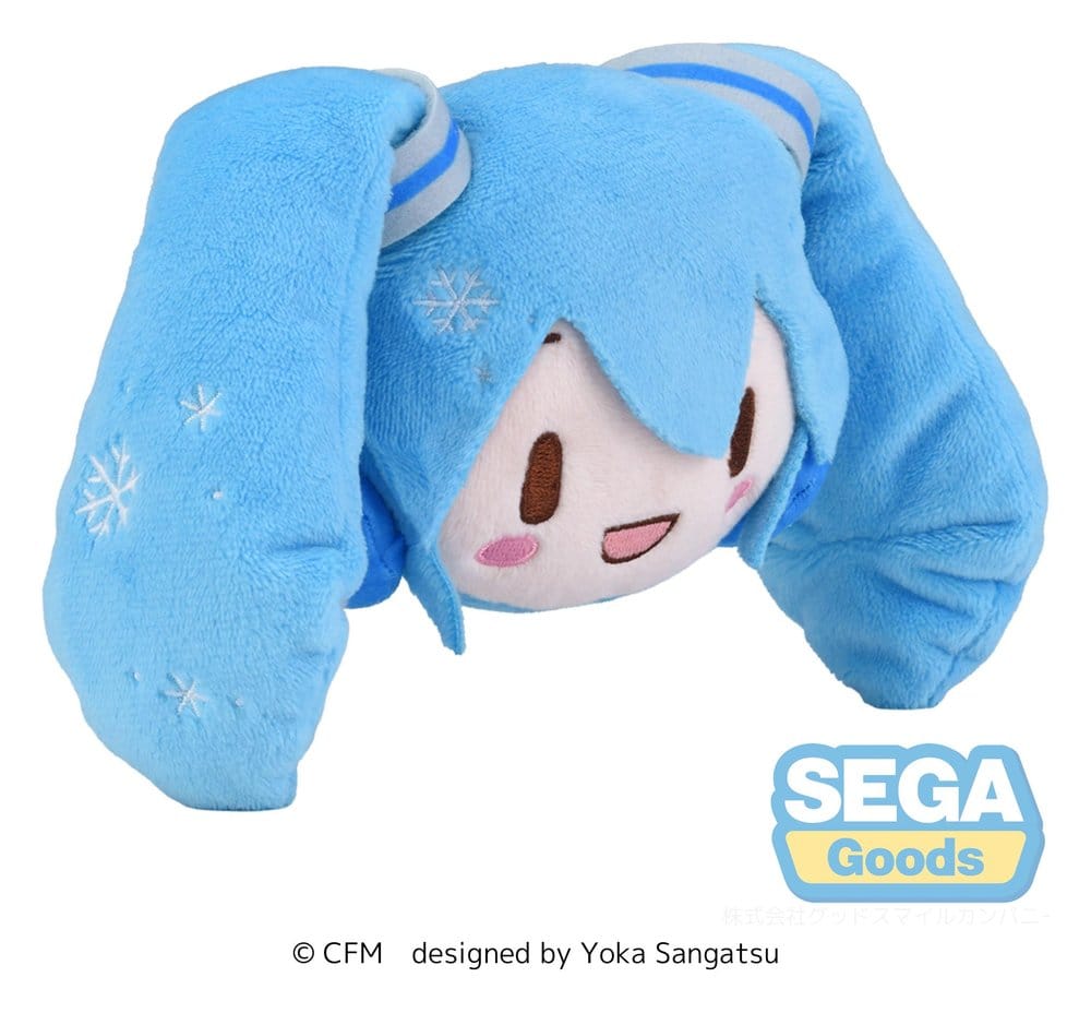 PREORDINE+ 05/2027 Snow Miku Fuwa Petit Plush Figure Face Mascot