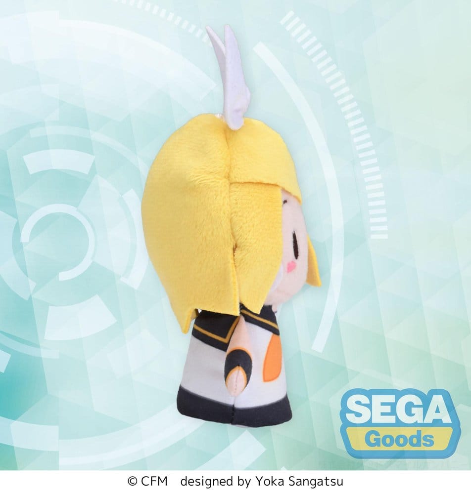 PREORDINE+ 06/2027 Kagamine Rin & Len Fuwa Petit Plush Kagamine Rin Finger Mascot 10 cm