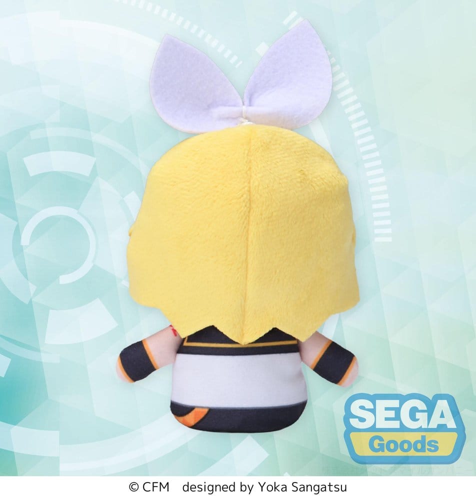 PREORDINE+ 06/2027 Kagamine Rin & Len Fuwa Petit Plush Kagamine Rin Finger Mascot 10 cm