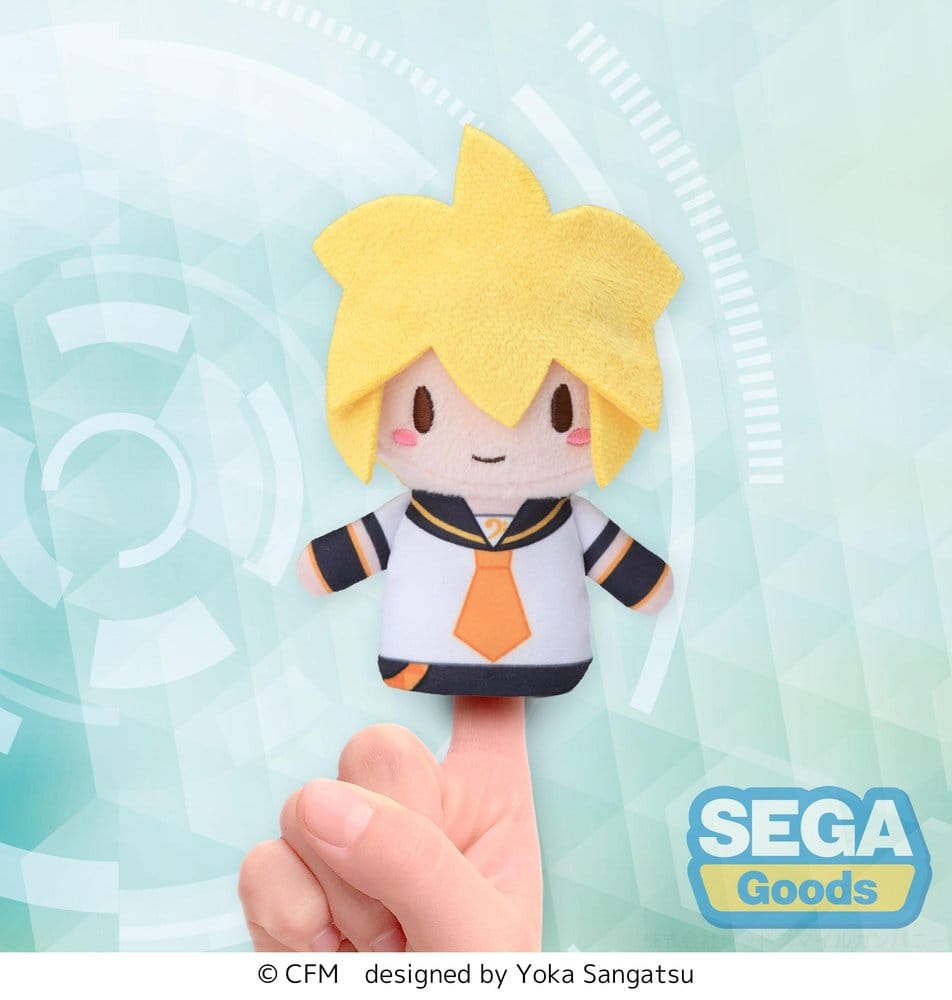 PREORDINE+ 06/2027 Kagamine Rin & Len Fuwa Petit Plush Figure Kagamine Len Finger Mascot 10 cm