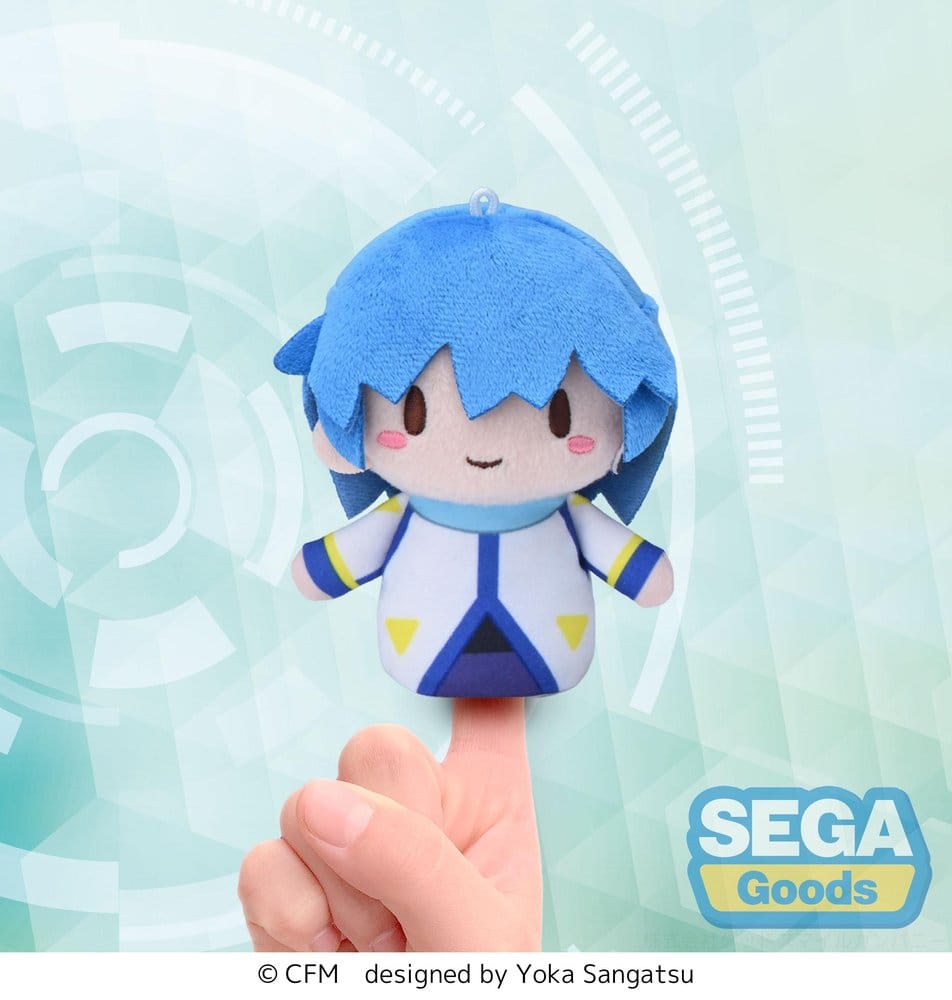 PREORDINE+ 06/2027 Vocaloid Fuwa Petit Plush Kaito Finger Mascot 10 cm