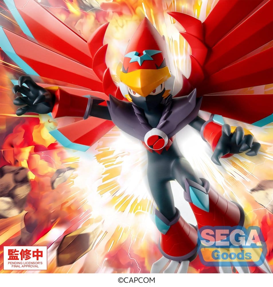 PREORDINE+ 05/2027 Mega Man Battle Network Luminasta PVC Figure Mega Man Falzar Beast 19 cm