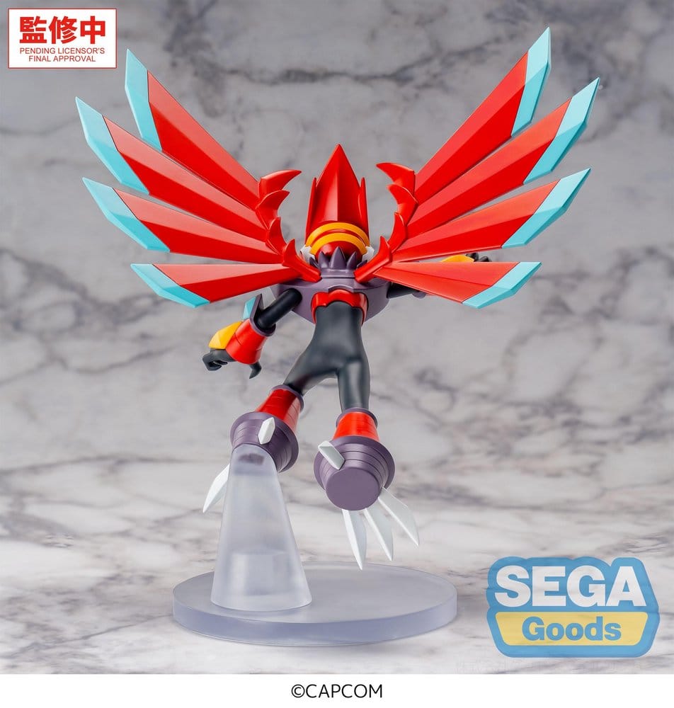 PREORDINE+ 05/2027 Mega Man Battle Network Luminasta PVC Figure Mega Man Falzar Beast 19 cm