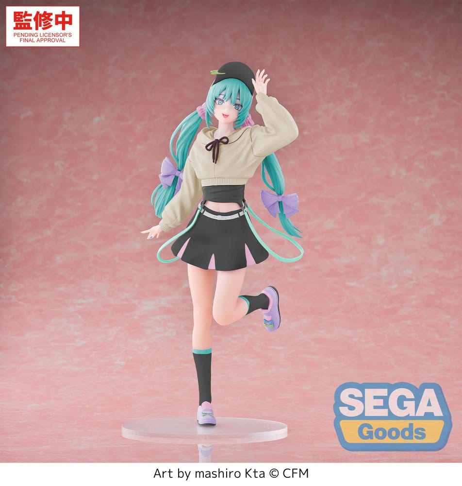 PREORDINE+ 06/2027 Hatsune Miku Luminasta PVC Figure Hatsune Miku Conceptual Series Vol.2 Stroll Ver. 21 cm