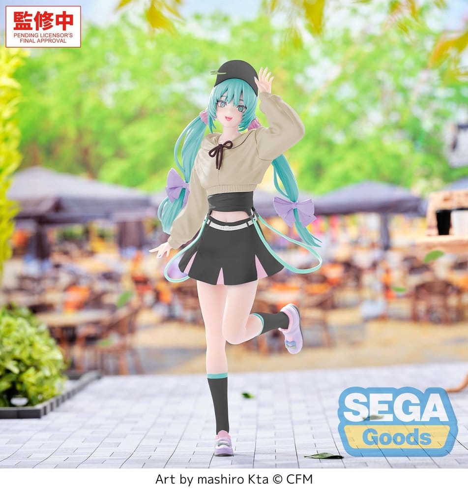 PREORDINE+ 06/2027 Hatsune Miku Luminasta PVC Figure Hatsune Miku Conceptual Series Vol.2 Stroll Ver. 21 cm