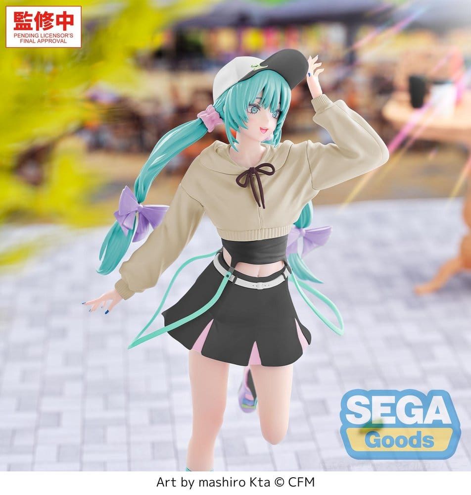 PREORDINE+ 06/2027 Hatsune Miku Luminasta PVC Figure Hatsune Miku Conceptual Series Vol.2 Stroll Ver. 21 cm