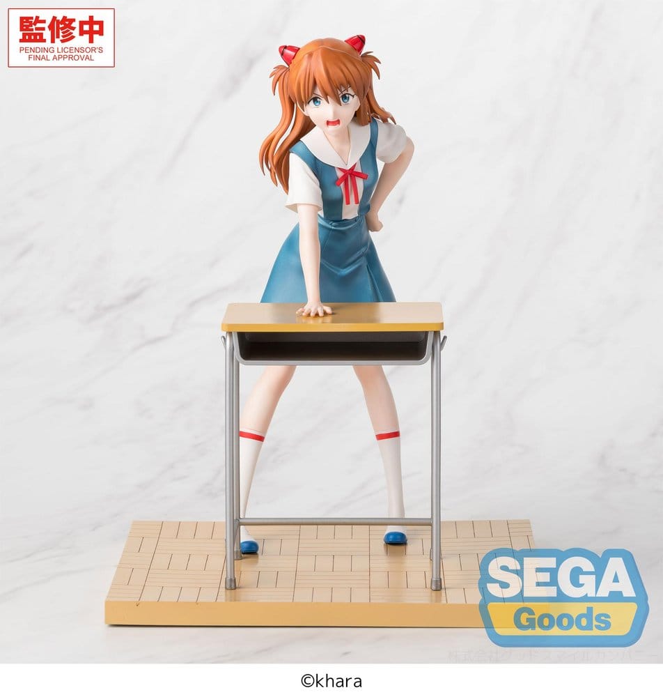 PREORDINE+ 06/2027 Evangelion: New Theatrical Edition XStellar PVC Figure Asuka Shikinami Langley Uniform Ver. 19 cm