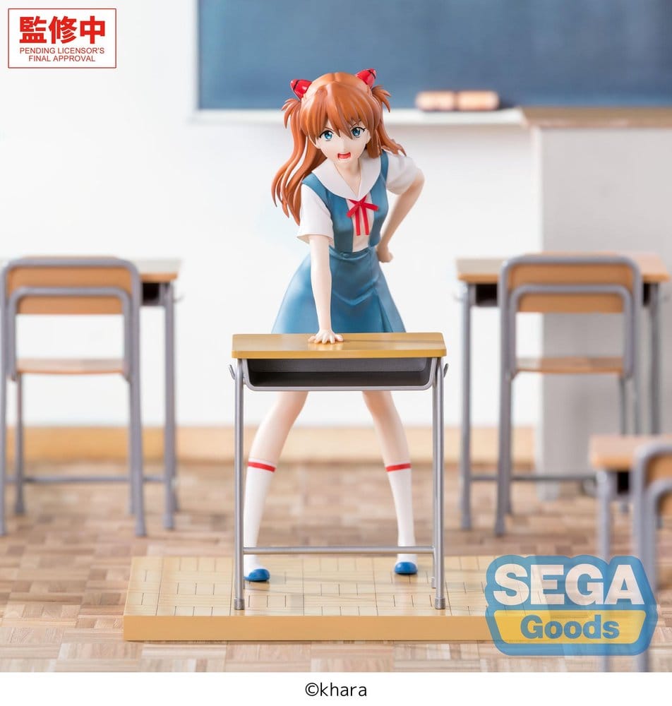 PREORDINE+ 06/2027 Evangelion: New Theatrical Edition XStellar PVC Figure Asuka Shikinami Langley Uniform Ver. 19 cm