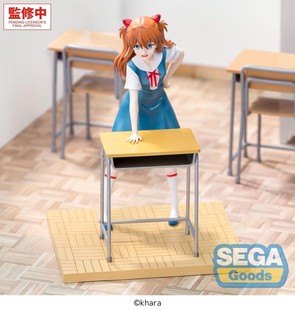 PREORDINE+ 06/2027 Evangelion: New Theatrical Edition XStellar PVC Figure Asuka Shikinami Langley Uniform Ver. 19 cm