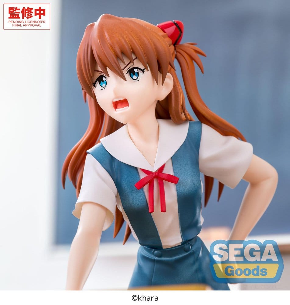 PREORDINE+ 06/2027 Evangelion: New Theatrical Edition XStellar PVC Figure Asuka Shikinami Langley Uniform Ver. 19 cm