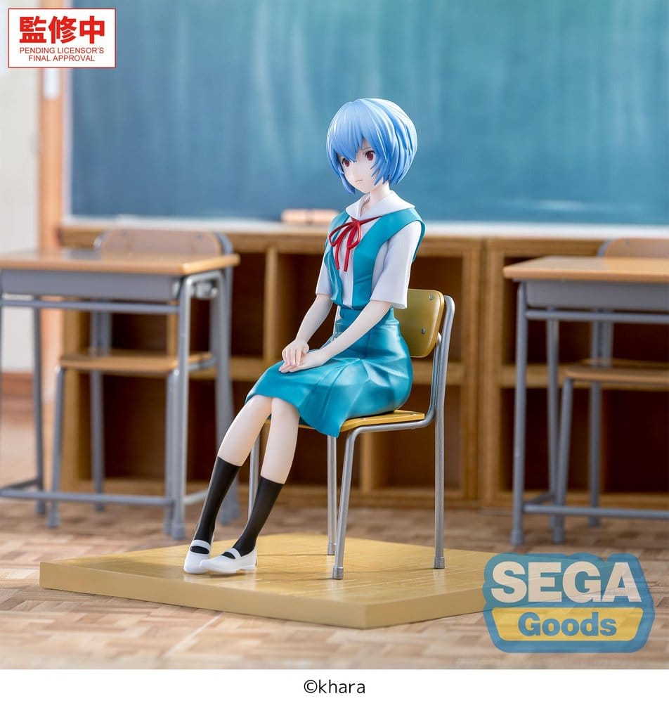 PREORDINE+ 06/2027 Evangelion: New Theatrical Edition XStellar PVC Figure Rei Ayanami Uniform Ver. 16 cm
