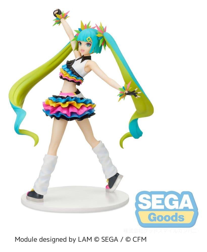 PREORDINE+ 05/2027 Hatsune Miku Project DIVA MEGA39's FIGURIZM PVC Figure Hatsune Miku - Catch the Wave 25 cm