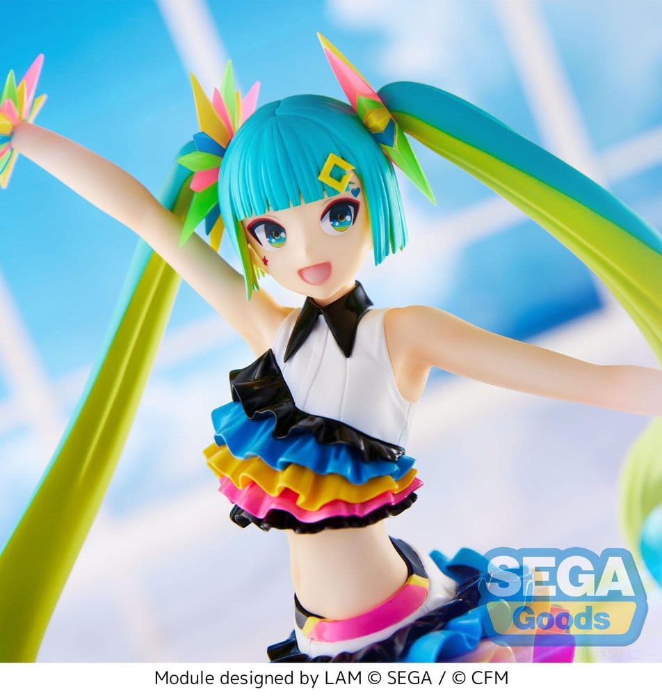 PREORDINE+ 05/2027 Hatsune Miku Project DIVA MEGA39's FIGURIZM PVC Figure Hatsune Miku - Catch the Wave 25 cm